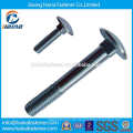 Carbon Steel Pilzkopf Voller Thread Long Carriage Bolt in China